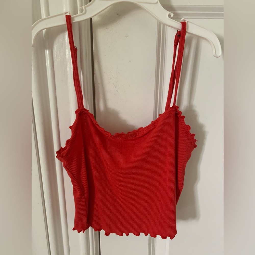 Red Crop Top